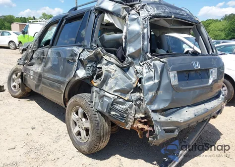 2007 Honda Pilot Ex из США, поврежденный, VIN 5FNYF18497B005207